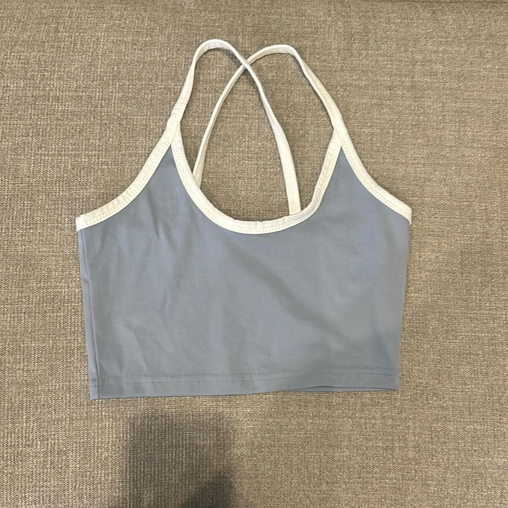 SHEIN blue crop top size XS